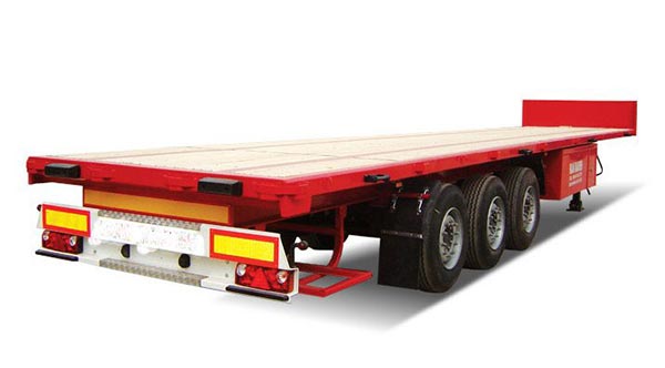 مشخصات فنی تریلی کفی سه محور