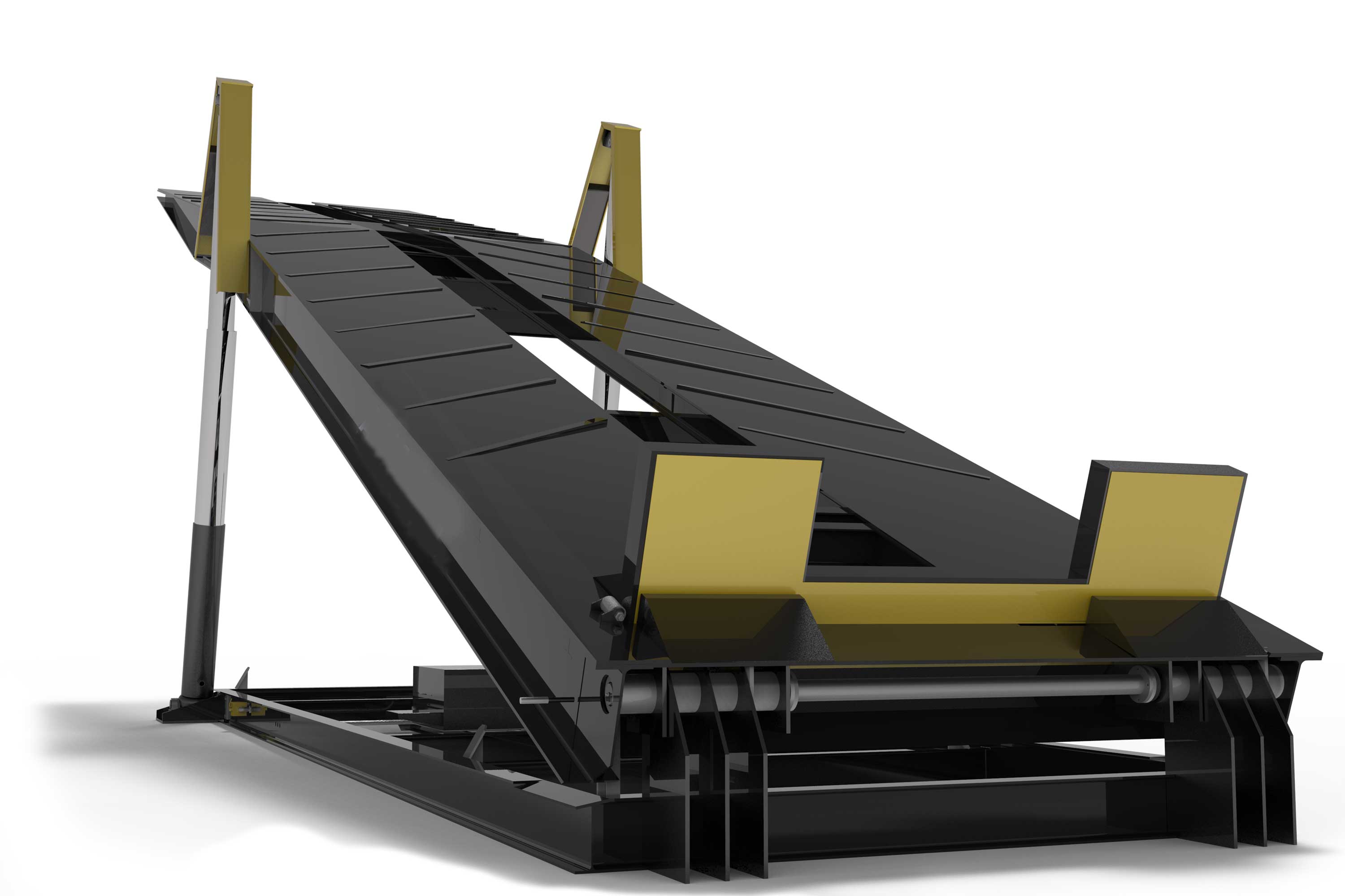 جک تخلیه تریلی