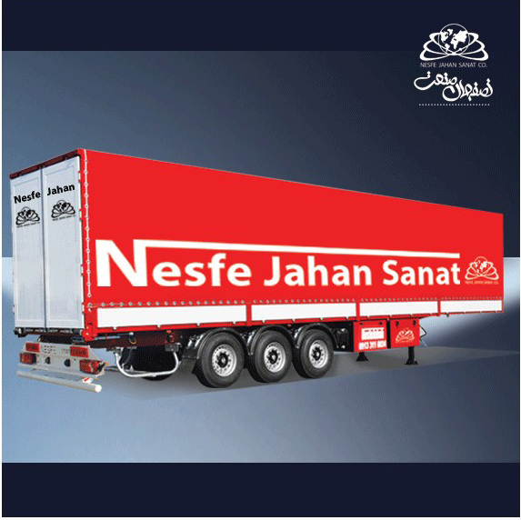 تریلر چادری سقف ثابت